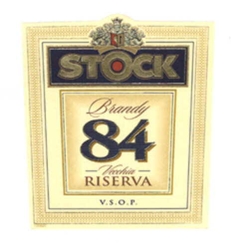 STOCK Brandy 84 Vecchia RISERVA V.S.O.P. Logo (EUIPO, 01/25/2005)