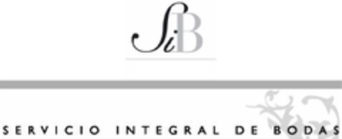 SIB SERVICIO INTEGRAL DE BODAS Logo (EUIPO, 22.12.2009)