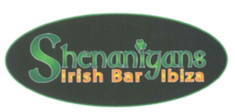 SHENANIGANS IRISH BAR IBIZA Logo (EUIPO, 10/07/2015)