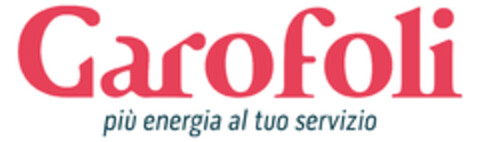 GAROFOLI PIU' ENERGIA AL TUO SERVIZIO Logo (EUIPO, 04/27/2016)