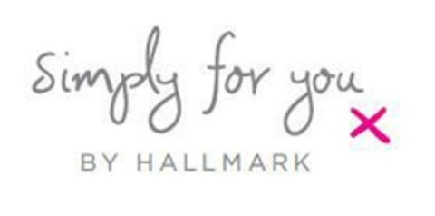 Simply for you by Hallmark Logo (EUIPO, 09/22/2016)