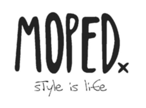 MOPEDX STYLE IS LIFE Logo (EUIPO, 10.04.2017)