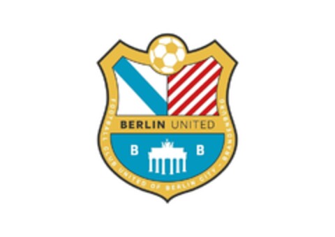 BERLIN UNITED BB - FOOTBALL CLUB UNITED OF BERLIN CITY - BRANDENBURG Logo (EUIPO, 16.02.2018)