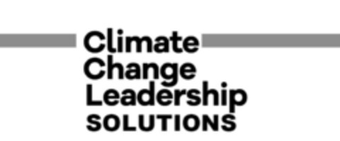 Climate Change Leadership SOLUTIONS Logo (EUIPO, 07/30/2018)