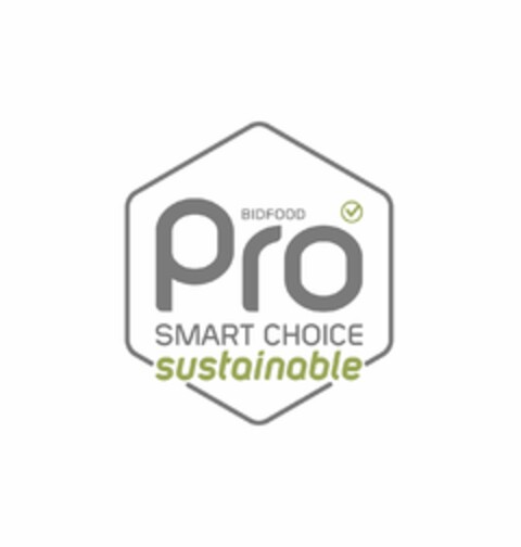 BIDFOOD PRO SMART CHOICE SUSTAINABLE Logo (EUIPO, 14.11.2019)
