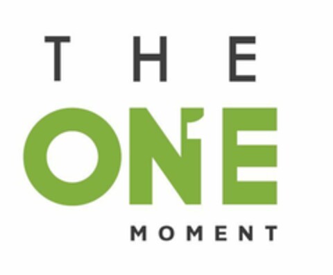 THE ONE MOMENT Logo (EUIPO, 18.08.2020)