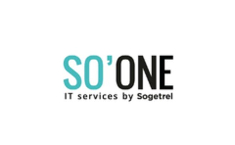 SO'ONE IT services by Sogetrel Logo (EUIPO, 21.02.2023)