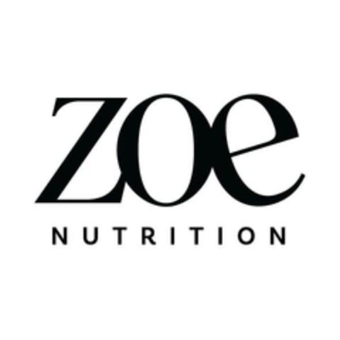 Zoe NUTRITION Logo (EUIPO, 11.08.2023)