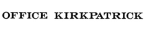 OFFICE KIRKPATRICK Logo (EUIPO, 01.04.1996)