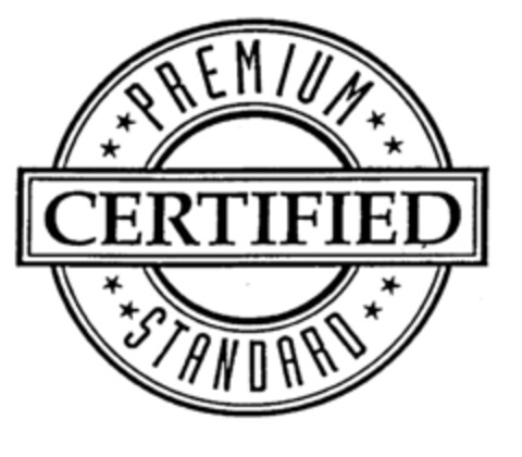 PREMIUM CERTIFIED STANDARD Logo (EUIPO, 26.08.1997)