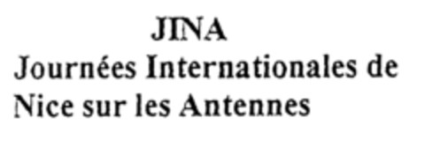 JINA Journées Internationales de Nice sur les Antennes Logo (EUIPO, 27.03.2000)