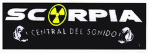 SCORPIA CENTRAL DEL SONIDO Logo (EUIPO, 06/26/2001)