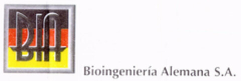 BIA Bioingeniería Alemana S.A. Logo (EUIPO, 23.10.2002)