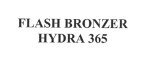 FLASH BRONZER HYDRA 365 Logo (EUIPO, 06/16/2003)