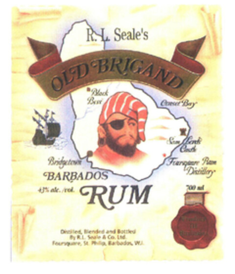 OLD BRIGAND RUM Logo (EUIPO, 03/05/2004)