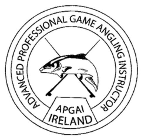 ADVANCED PROFESSIONAL GAME ANGLING INSTRUCTOR IRELAND APGAI IRELAND Logo (EUIPO, 31.08.2004)