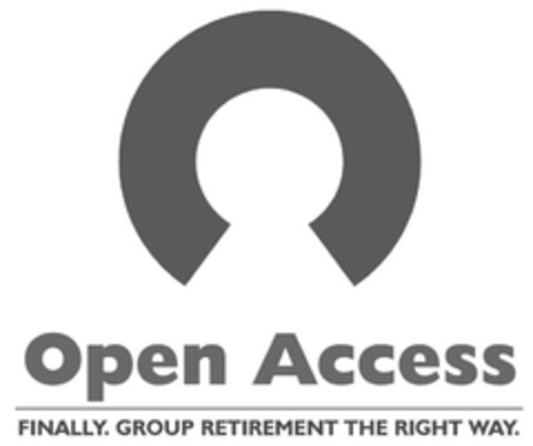 Open Access FINALLY. GROUP RETIREMENT THE RIGHT WAY. Logo (EUIPO, 31.07.2008)