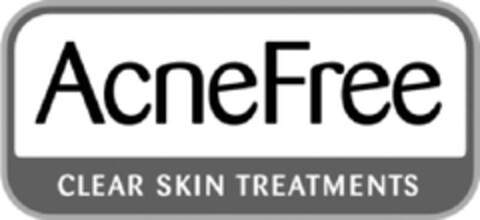 AcneFree CLEAR SKIN TREATMENTS Logo (EUIPO, 03/11/2010)