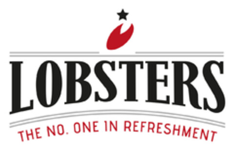 LOBSTERS THE NO. ONE IN REFRESHMENT Logo (EUIPO, 08.10.2014)