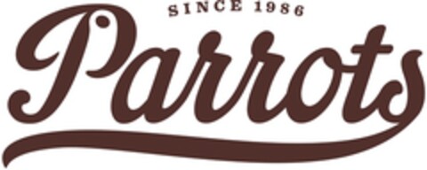 PARROTS SINCE 1986 Logo (EUIPO, 24.11.2014)