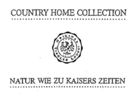 Country Home Collection Natur wie zu Kaisers Zeiten Logo (EUIPO, 18.07.2016)