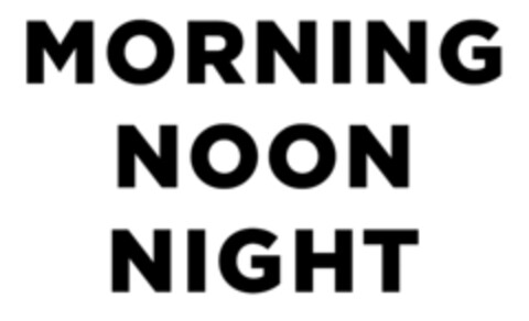 MORNING NOON NIGHT Logo (EUIPO, 30.07.2018)