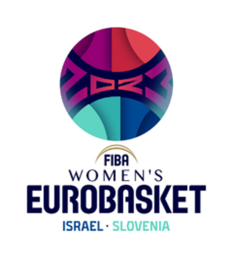 2023 FIBA WOMEN'S EUROBASKET ISRAEL - SLOVENIA Logo (EUIPO, 18.08.2022)