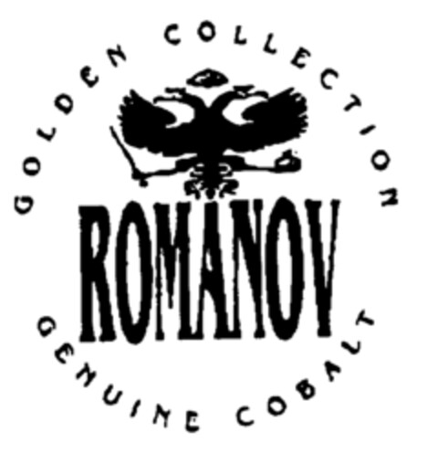 ROMANOV GOLDEN COLLECTION GENUINE COBALT Logo (EUIPO, 06.08.1996)