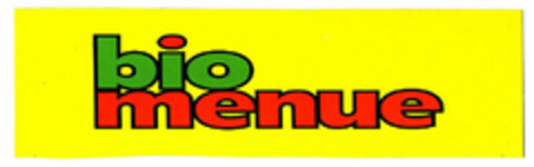 bio menue Logo (EUIPO, 27.12.1996)