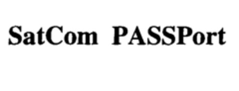 SatCom PASSPort Logo (EUIPO, 01/19/1998)