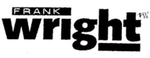 FRANK wright FW Logo (EUIPO, 01/21/1998)