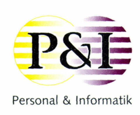 P&I Personal & Informatik Logo (EUIPO, 05.10.1998)