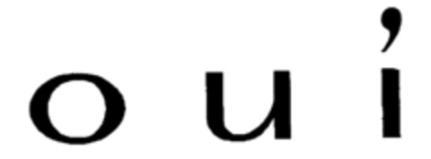 oui Logo (EUIPO, 09.03.1999)