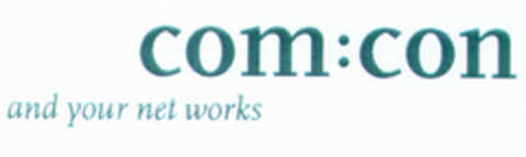 com:con and your net works Logo (EUIPO, 05.12.2000)