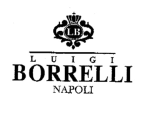 LB LUIGI BORRELLI NAPOLI Logo (EUIPO, 17.07.2001)