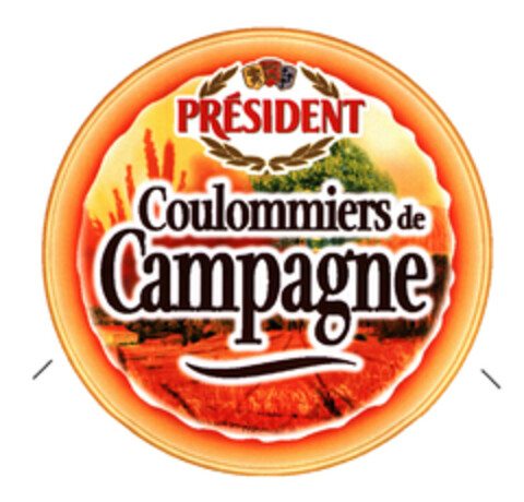 PRÉSIDENT Coulommiers de Campagne Logo (EUIPO, 23.01.2003)