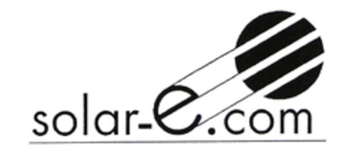 solar-e.com Logo (EUIPO, 19.06.2003)
