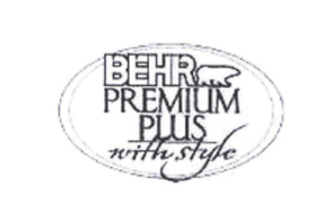 BEHR PREMIUM PLUS with style Logo (EUIPO, 25.05.2004)