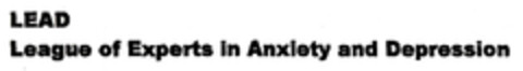 LEAD League of Experts in Anxiety and Depression Logo (EUIPO, 20.12.2005)
