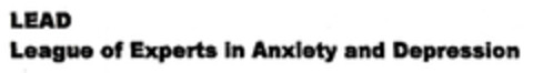 LEAD League of Experts in Anxiety and Depression Logo (EUIPO, 12/20/2005)