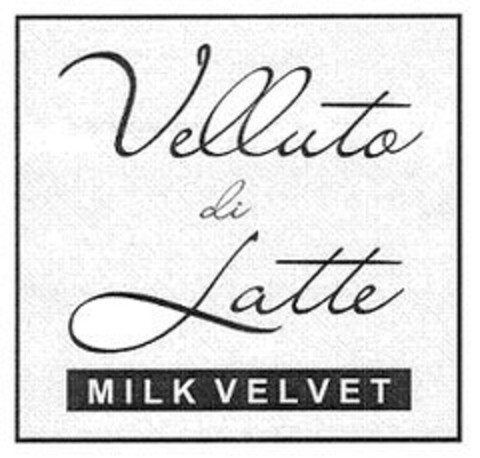 Velluto di Latte MILK VELVET Logo (EUIPO, 31.05.2006)