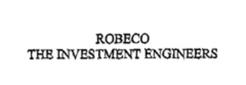 ROBECO THE INVESTMENT ENGINEERS Logo (EUIPO, 16.10.2006)