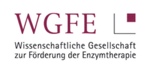 WGFE Wissenschaftliche Gesellschaft zur Förderung der Enzymtherapie Logo (EUIPO, 10/23/2007)