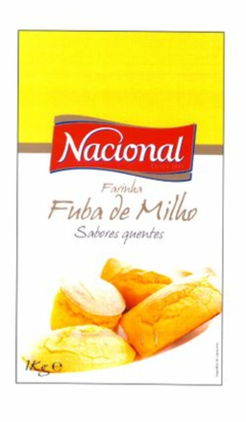 Nacional Farinha Fuba de Milho Sabores quentes -1 Kg e Logo (EUIPO, 17.07.2008)