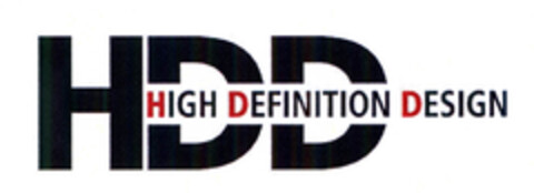 HDD HIGH DEFINITION DESIGN Logo (EUIPO, 25.07.2008)