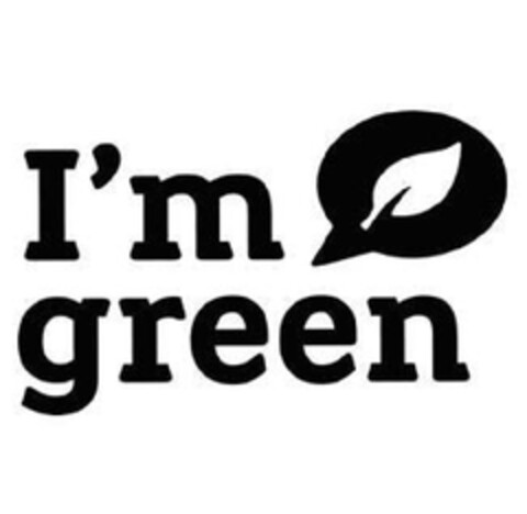 I'M GREEN Logo (EUIPO, 21.06.2010)