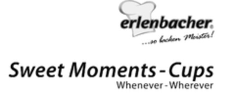 ERLENBACHER ...so backen Meister! Sweet Moments - Cups  Whenever - Wherever Logo (EUIPO, 04/26/2011)