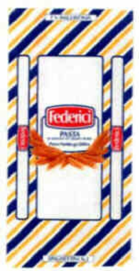 FEDERICI pasta di semola di grano duro federici Logo (EUIPO, 04/05/2012)