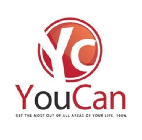 YC YOU CAN Get the most out of all areas of your life. 100% Logo (EUIPO, 07.11.2013)