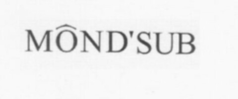 MOND'SUB Logo (EUIPO, 07.06.2016)